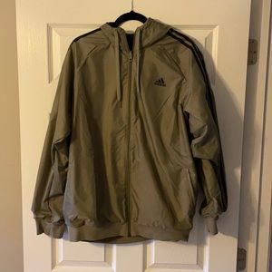 Men’s Adidas Reversible Olive Jacket (Large)